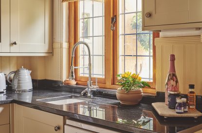 The kitchen at Acorn Barn, Cotswolds