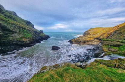A cove by Millook View Farmhouse, Cornwall