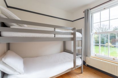 Bunk beds at Millook View Farmhouse, Cornwall