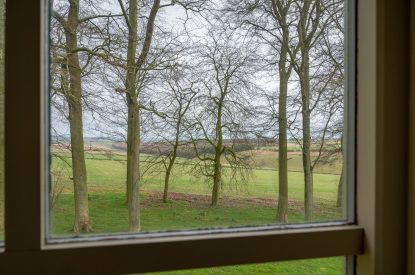 The garden view at Cowdale Cottage, Yorkshire