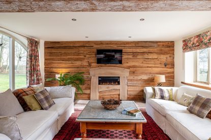 The living room at Cowdale Cottage, Yorkshire