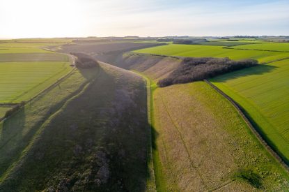 The countryside surrounding at Cowdale Cottage, Yorkshire