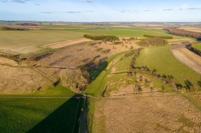 The countryside surroundings at Rabbitdale Barn, Yorkshire