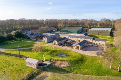 The exterior of Rabbitdale Barn, Yorkshire