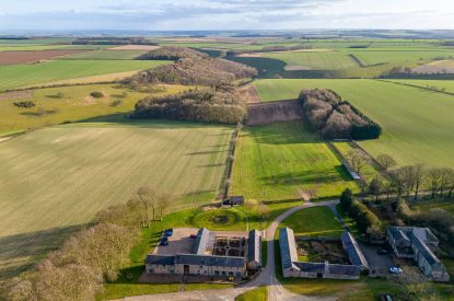 The countryside at Rabbitdale Barn, Yorkshire