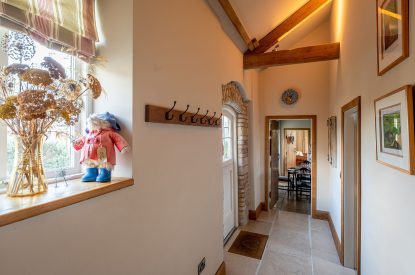 The hallway at Rabbitdale Barn, Yorkshire