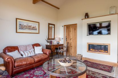 The living room at Rabbitdale Barn, Yorkshire