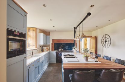 The kitchen at The Old Vicarage, Lake District