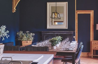 The dining room at The Old Vicarage, Lake District