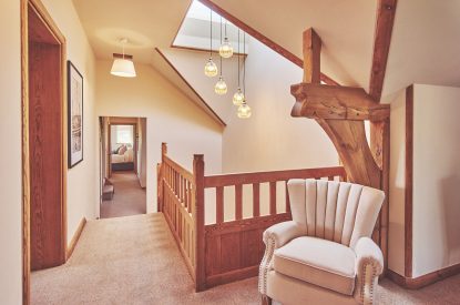 The upstairs hallway at The Old Vicarage, Lake District