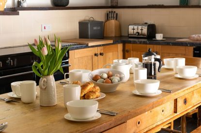 The kitchen at Kittiwake House, Devon