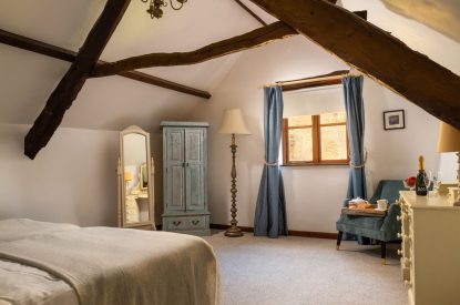 A double bedroom at Kittiwake House, Devon