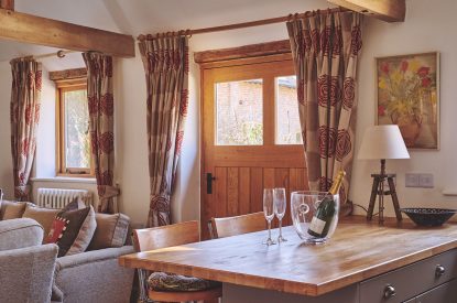 The kitchen at Jersey Barn, Chiltern Hills