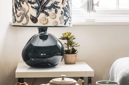 The living room at 5 The Quay, Devon