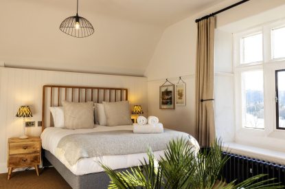 A bedroom at Windermere Retreat, Cumbria