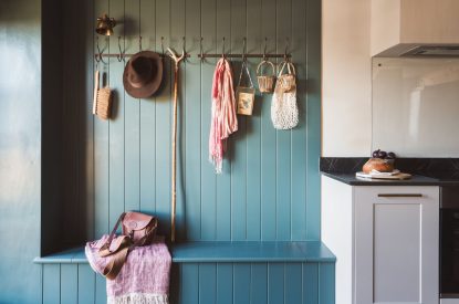 The entrance hall at Redbrick Studio, Devon