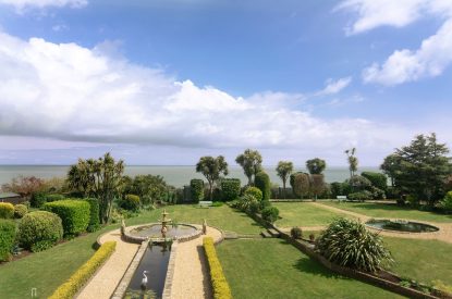 The garden at Christie Mansion, Isle of Wight