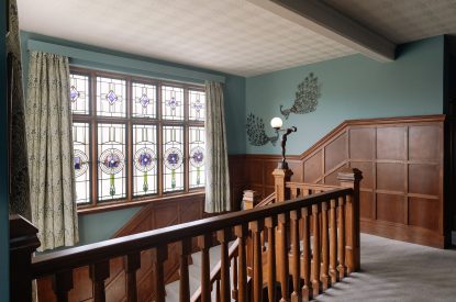 The hallway at Christie Mansion, Isle of Wight