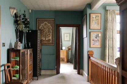 The hallway at Christie Mansion, Isle of Wight