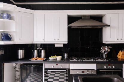 The kitchen at Christie Mansion, Isle of Wight