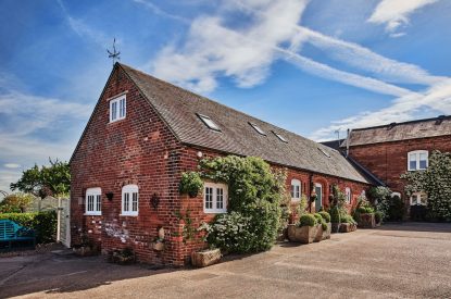 The exterior of Hollington Barns, Peak District