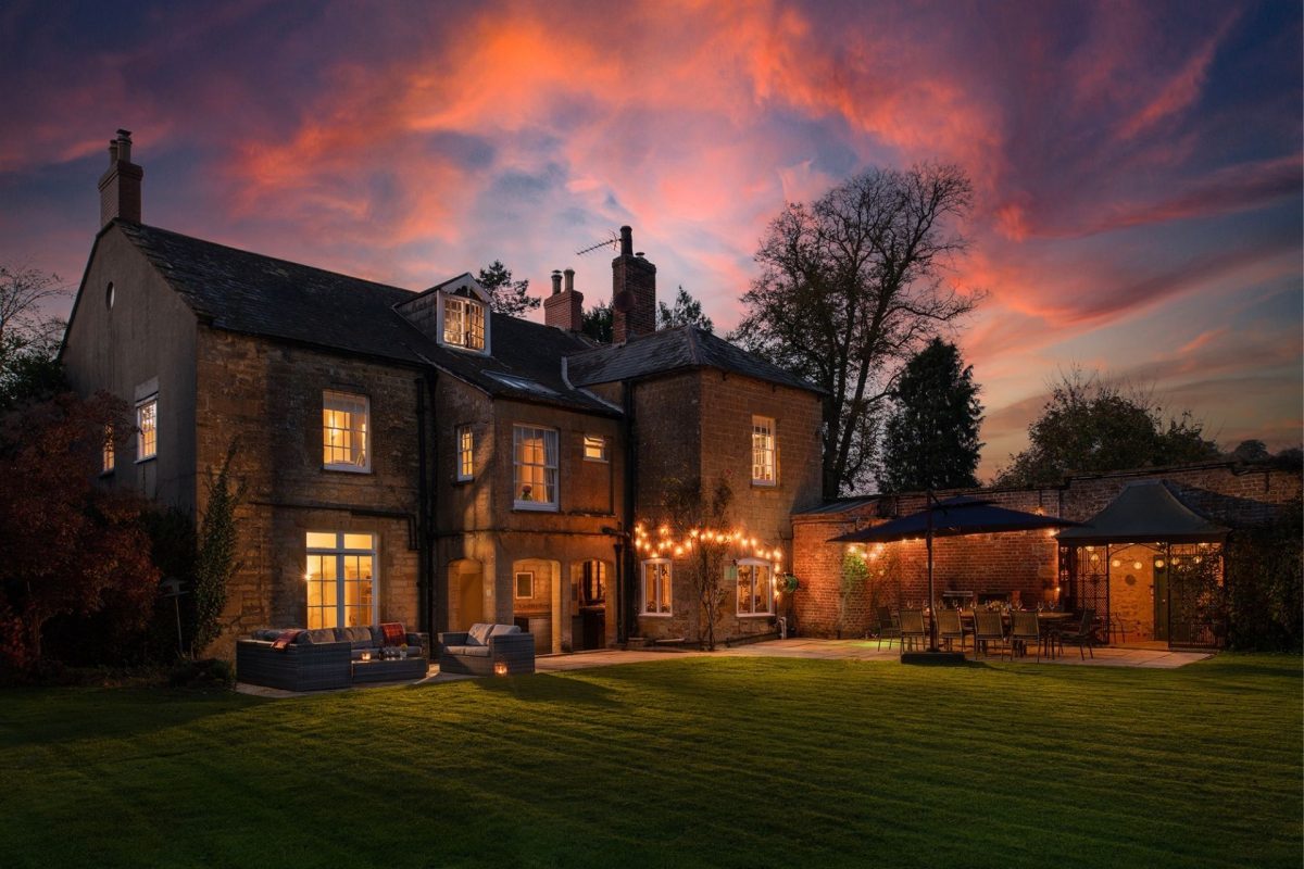 The exterior of Flax Manor, Somerset