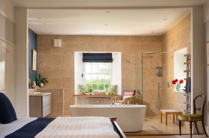 A bedroom at Flax Manor, Somerset