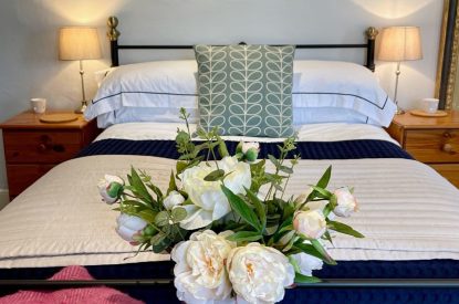 A bedroom at Flax Manor, Somerset