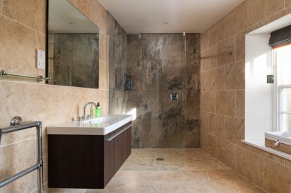 A bathroom at Flax Manor, Somerset
