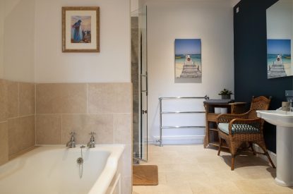 A bathroom at Flax Manor, Somerset
