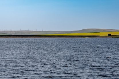 A lake near to Meadow Barn, Yorkshire