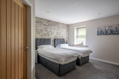A bedroom at Meadow Barn, Yorkshire