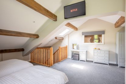 A bedroom at Meadow Barn, Yorkshire