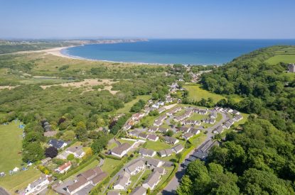 The sea view from Ty Gwawr, Gower