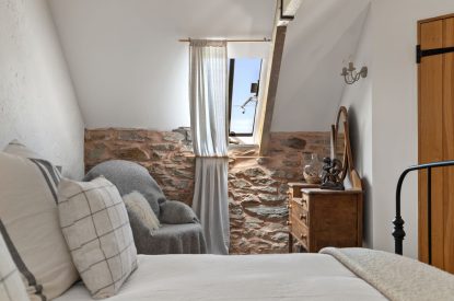 A bedroom at Chapel Cottage, Pembrokeshire