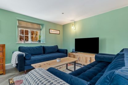 The living room at Teacher's Cottage, Gower