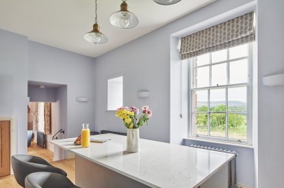 The kitchen at The Tower, Scottish Borders