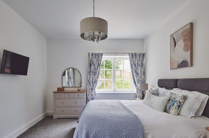A double bedroom at The Laundry House, Scottish Borders