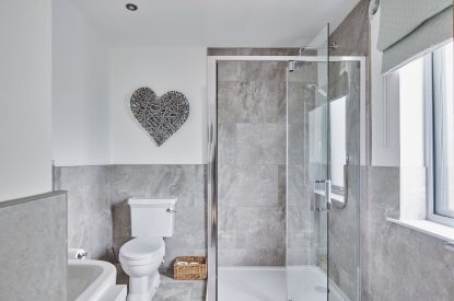 A bathroom at Bonnie Brae, Scottish Borders