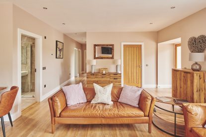 The living room at Bonnie Brae, Scottish Borders