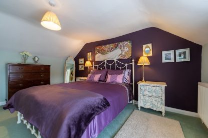 A double bedroom at Thatch Corner, Somerset