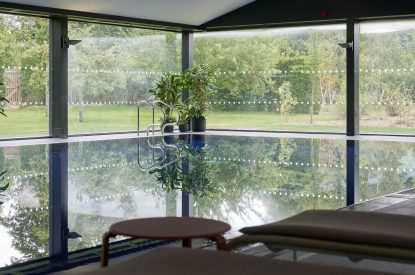 Indoor swimming pool at Alder Grand Suite, Cotswolds