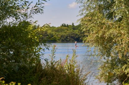 The lake at Alder Grand Suite, Cotswolds