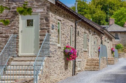 The exterior of Buckfast Cottage, Devon