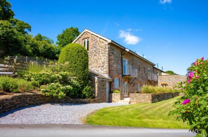 The exterior of Dart Cottage, Devon