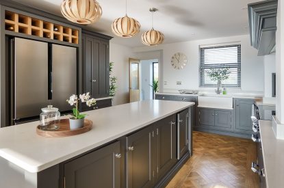 The kitchen at Groeslon, Anglesey