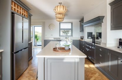 The kitchen at Groeslon, Anglesey