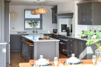 The kitchen at Groeslon, Anglesey