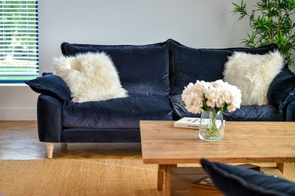 The lounge at Groeslon, Anglesey