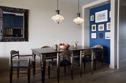 The dining table at Yew Grand Suite, Cotswolds